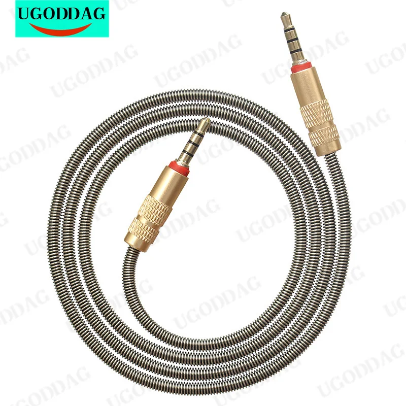 0.8M 4 Pole Stero Audio Cable Car AUX MP3/MP4 3.5mm Male to Male 80cm