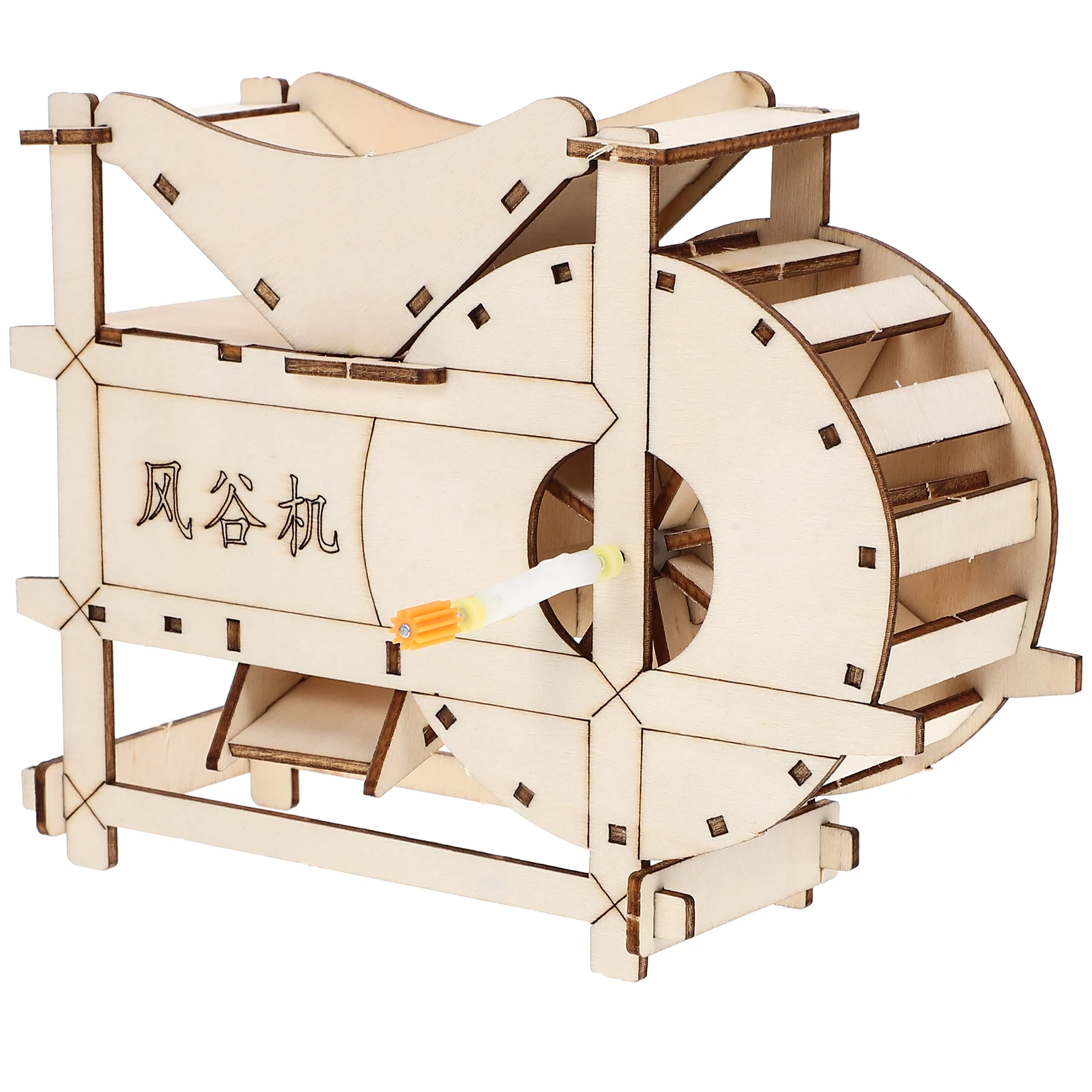 

Деревянная молотилка Diy Ручная рукоятка Научный эксперимент для детей Набор образовательных изобрезов Ручной научный комплект для детей