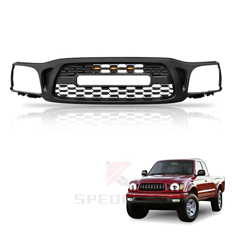 Gobison 2001 2002 2003 2004 accessories grill with light for toyota tacoma Grill