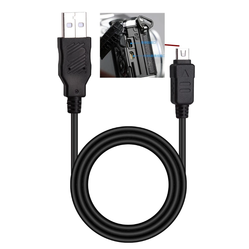 CB-USB5 CB-USB6 12Pin Camera USB Data Cord Cable for Olympus SZ-10 SZ-11 SZ-14 SZ-20 SZ-31MR OM-D E-M5 TG-1 Tough 3000 Camera