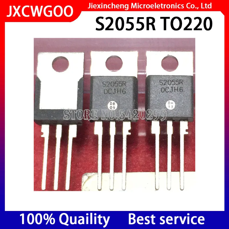 

New original 10PCS S2055R S2055 TO-220 200V 55A TO220 Unidirectional thyristor