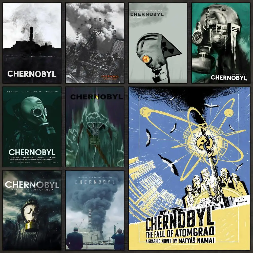 Series Chernobyl Legasov Nuclear Reactor Poster Peel And Stick Wall Art PP Waterproof HD Bedroom Living Room Home Decor Gift