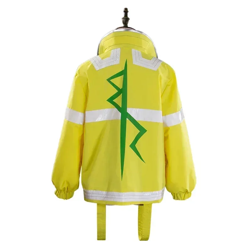 

qq 123David Martinez Anime Cyberpunk Cosplay Lucy Dgerunners High Quality Unisex Uniforms Hoodie Zipper Collar Jacket