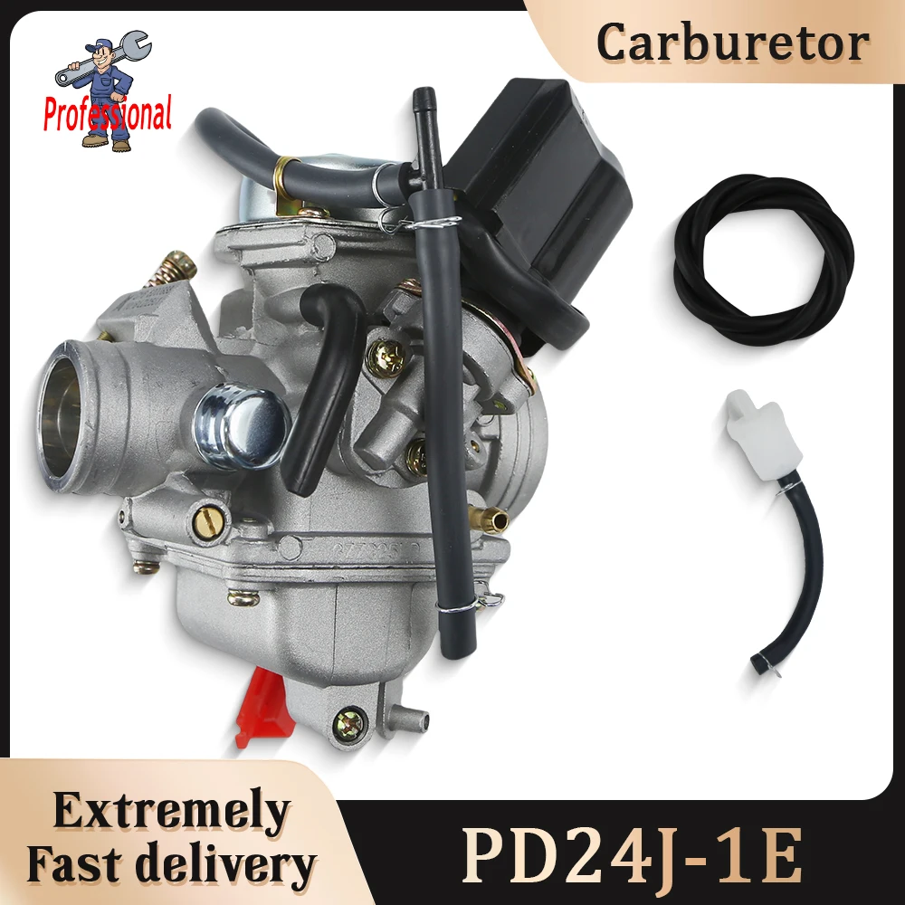 

Motorcycle Carburetor 24mm For PD24J-1E Honda GY6 125cc 150cc Scooter BAJAJ ATV 4 stroke Go Kart Motorcycle Accessories