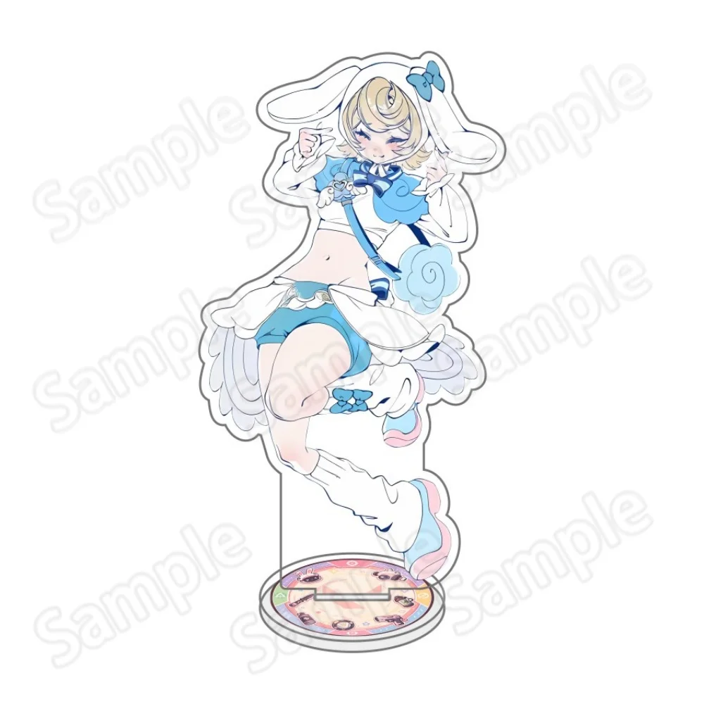15cm Overwatch Acrylic Standee Keychain D.Va Mercy Kiriko Tracer Widowmaker Game Figure Pendant Fans Gift