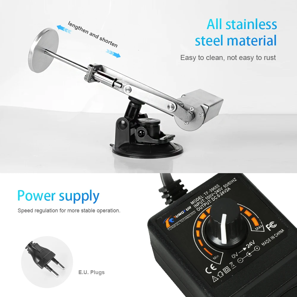 45mm Stroke Mini Telescopic Linear Actuator 3-24V 2A 30-400RPM Reciprocating Mechanism Telescopic Linear Actuator