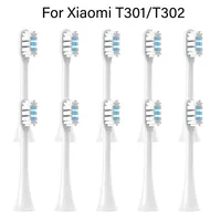 Replaceable Brush Heads for XIAOMI MIJIA T301 T302 Soft DuPont Clean Bristle WhiteBlue Dark Blue Sonic Nozzles