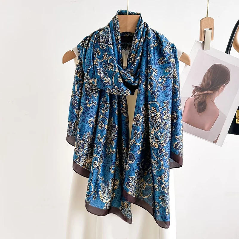 Modeaccessoires Damenschal Polyestermaterial Langer Schal