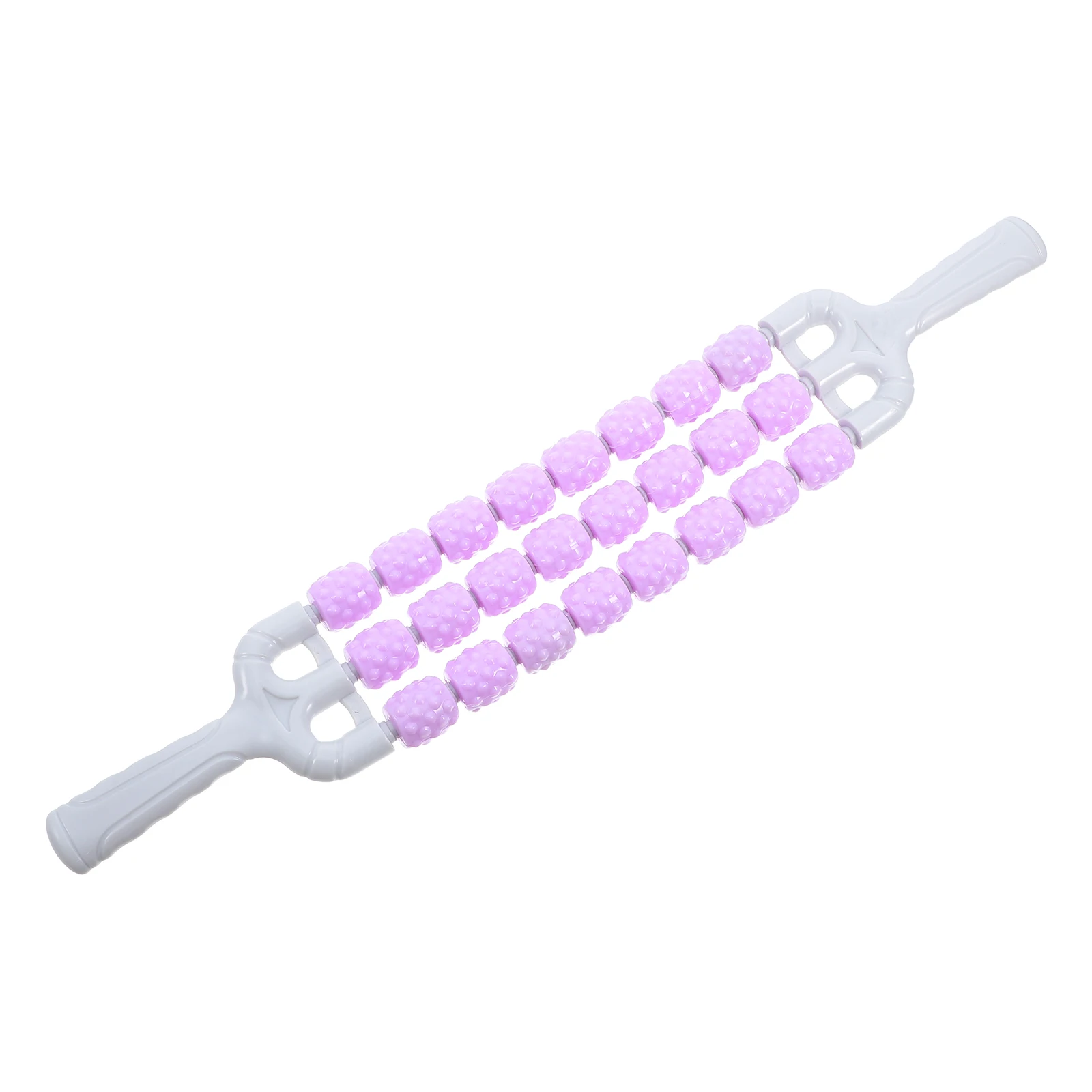 

Muscle Roller Stick with Unique Tooth Design Triplerow Rollers for Deep Tissue Massage Back Leg Neck Trigger Point Relief