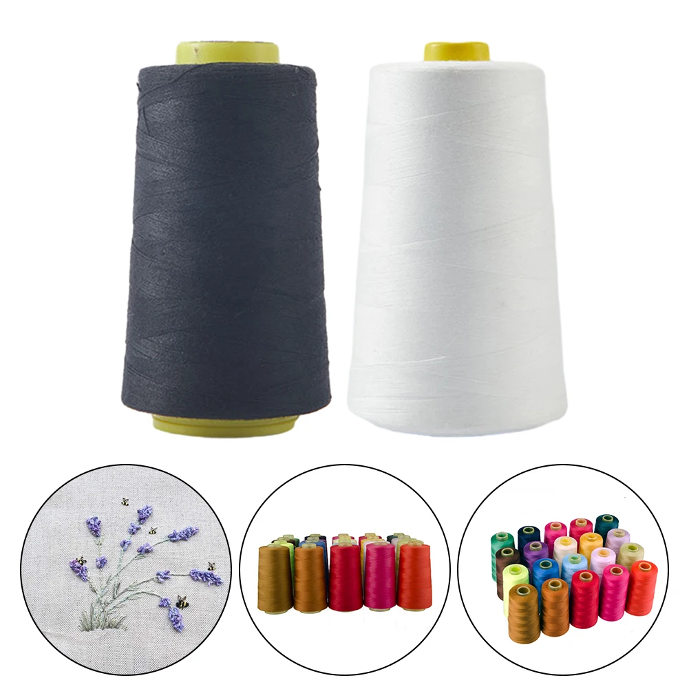 Sewing Thread 3000 Yard Polyester Thread Professional Sewing Machine 40/2 Thread For Hand Sewing And Sewing Machines