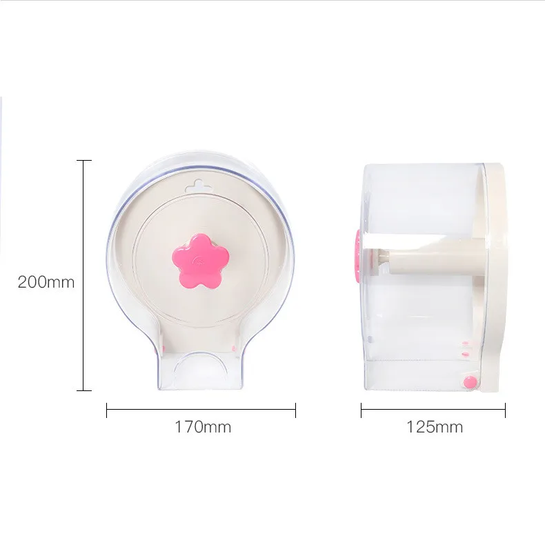 Modern Wall-Mounted Plastic Toilet Tissue Paper Dispenser Waterproof With 1 Year Warranty For Hotel Use