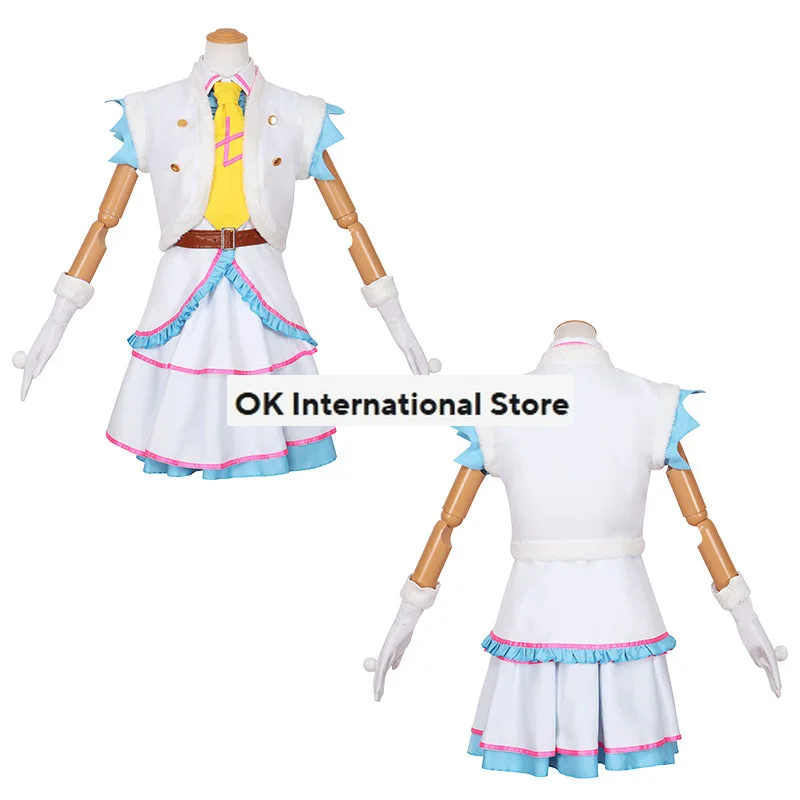 Anime LoveLive Snow Halation EliAyase Sonoda Umi Kotori Minami Maki Nishikino Cosplay Costume Love Live μ'S Snow Lolita Dress