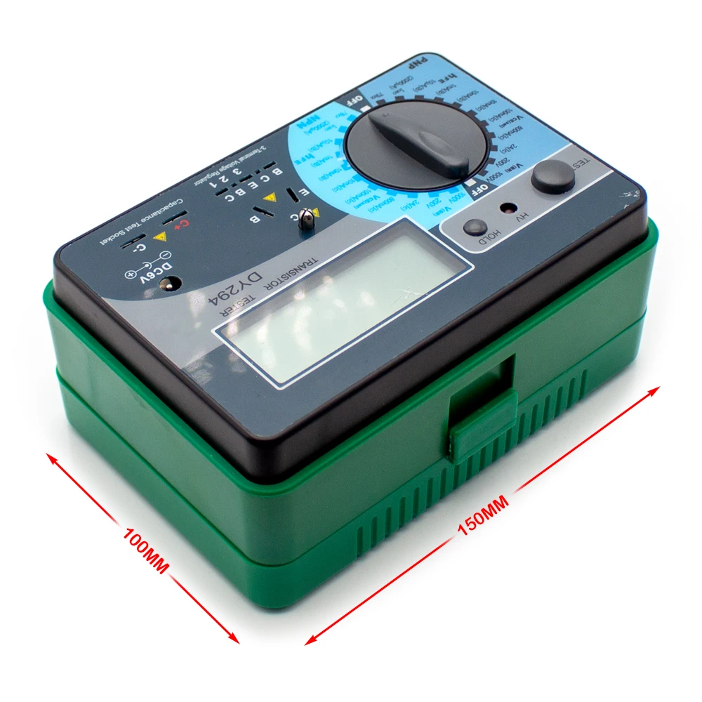 Multifunction Digital Transistor Analyzer Tester Semiconductor Diode Triode Reverse AC DC Voltage Capacitance FET DY294