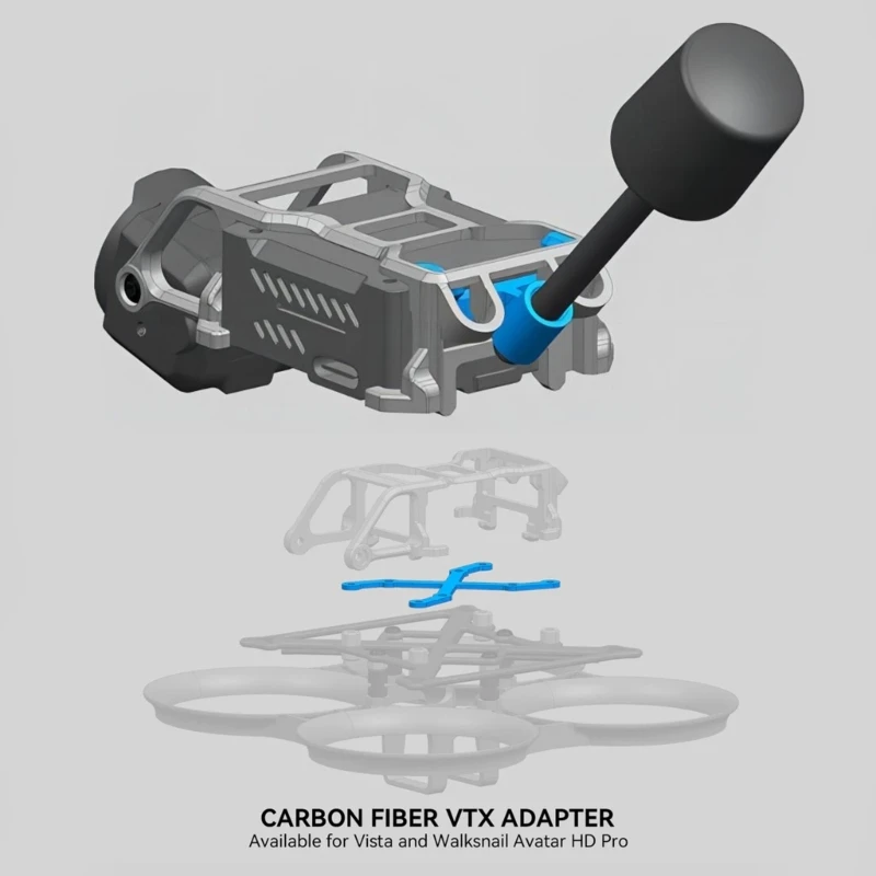 Brushless Whoop Frame Wheelbase90mm para Drones Quadcopters DIY