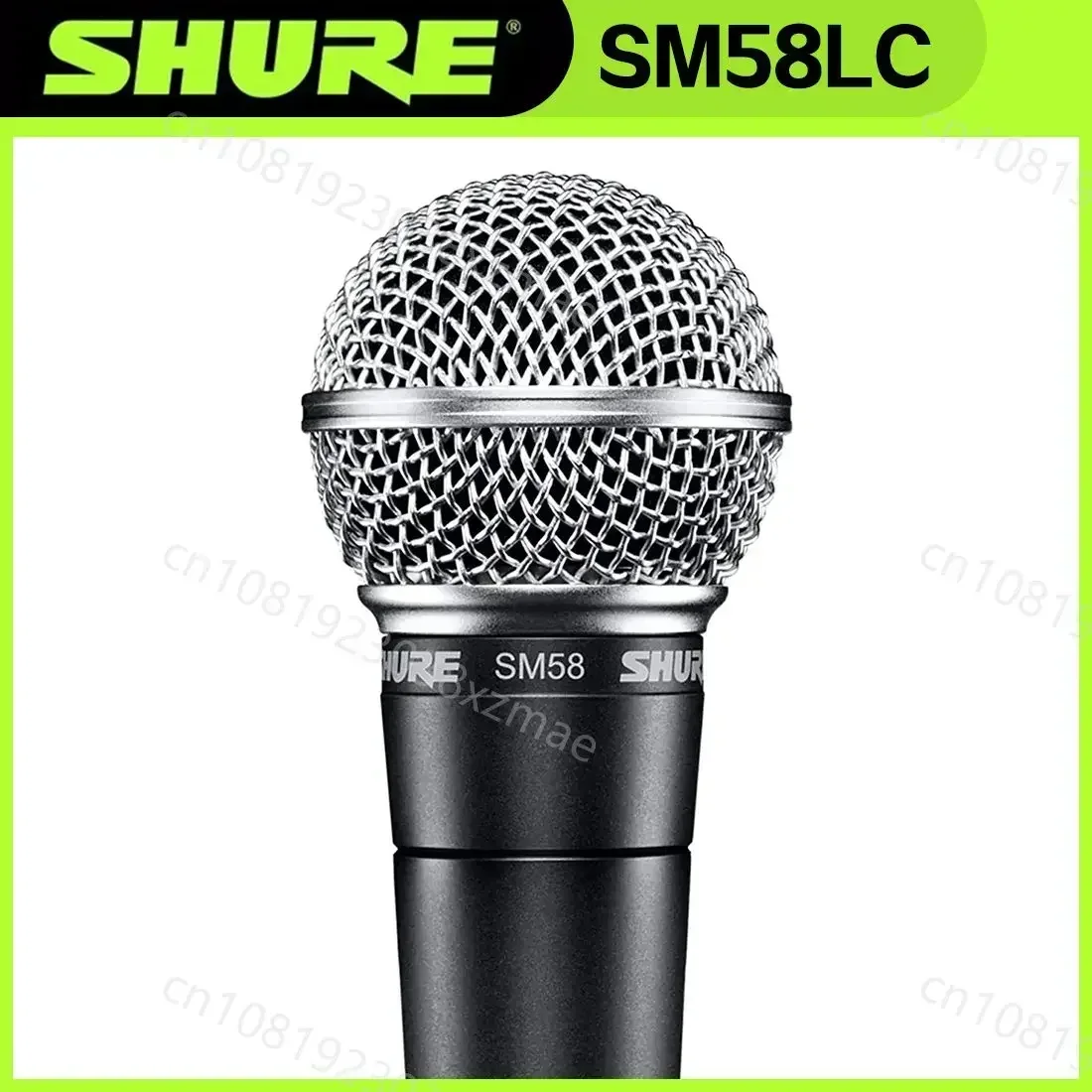 2PCS Shure SM58LC 스위치 포함 전설적인 유선 보컬 다이나믹 마이크 고품질 DJ 카디오이드 마이크 가라오케 쇼 라이브