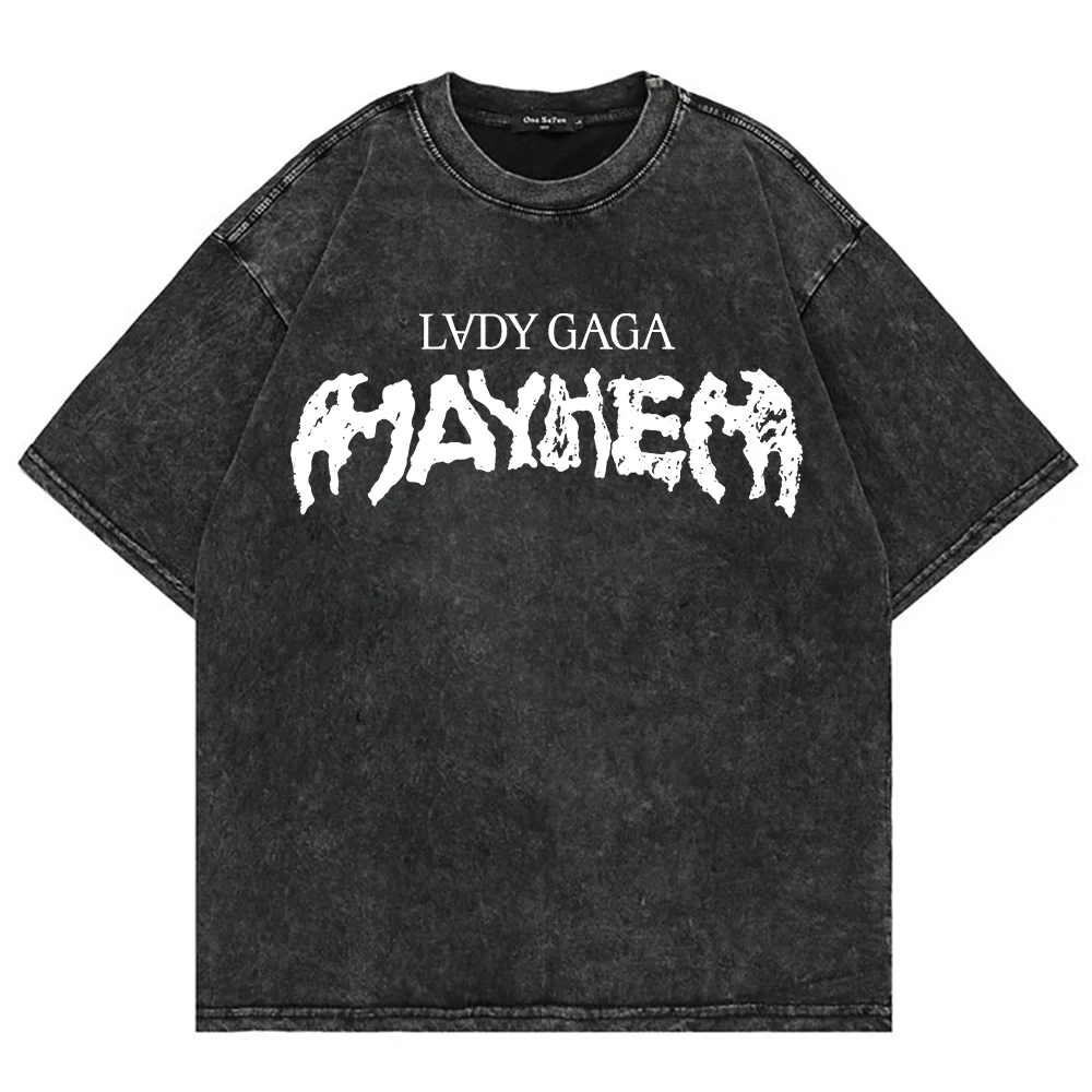 Camiseta de Hombre, Camiseta de Moda Estética, Camiseta Unisex de Alta Calidad, Camisetas Retro con Lavado Mineral, Playeras para Mujer 4399