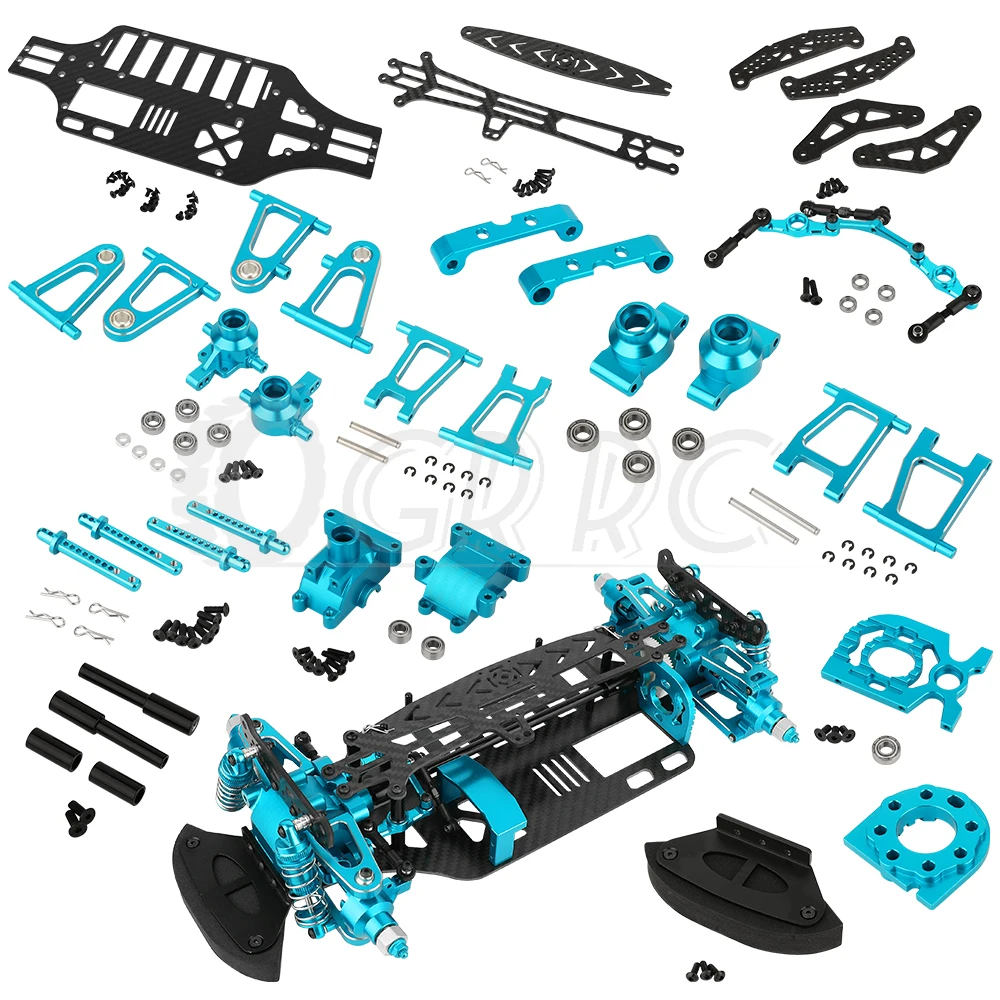 Metalowe ramiona zawieszenia kierownicy obudowa skrzyni biegów uchwyt na silnik wałek CVD do Tamiya TT01 TT-01 1/10 części do ulepszenia samochodów