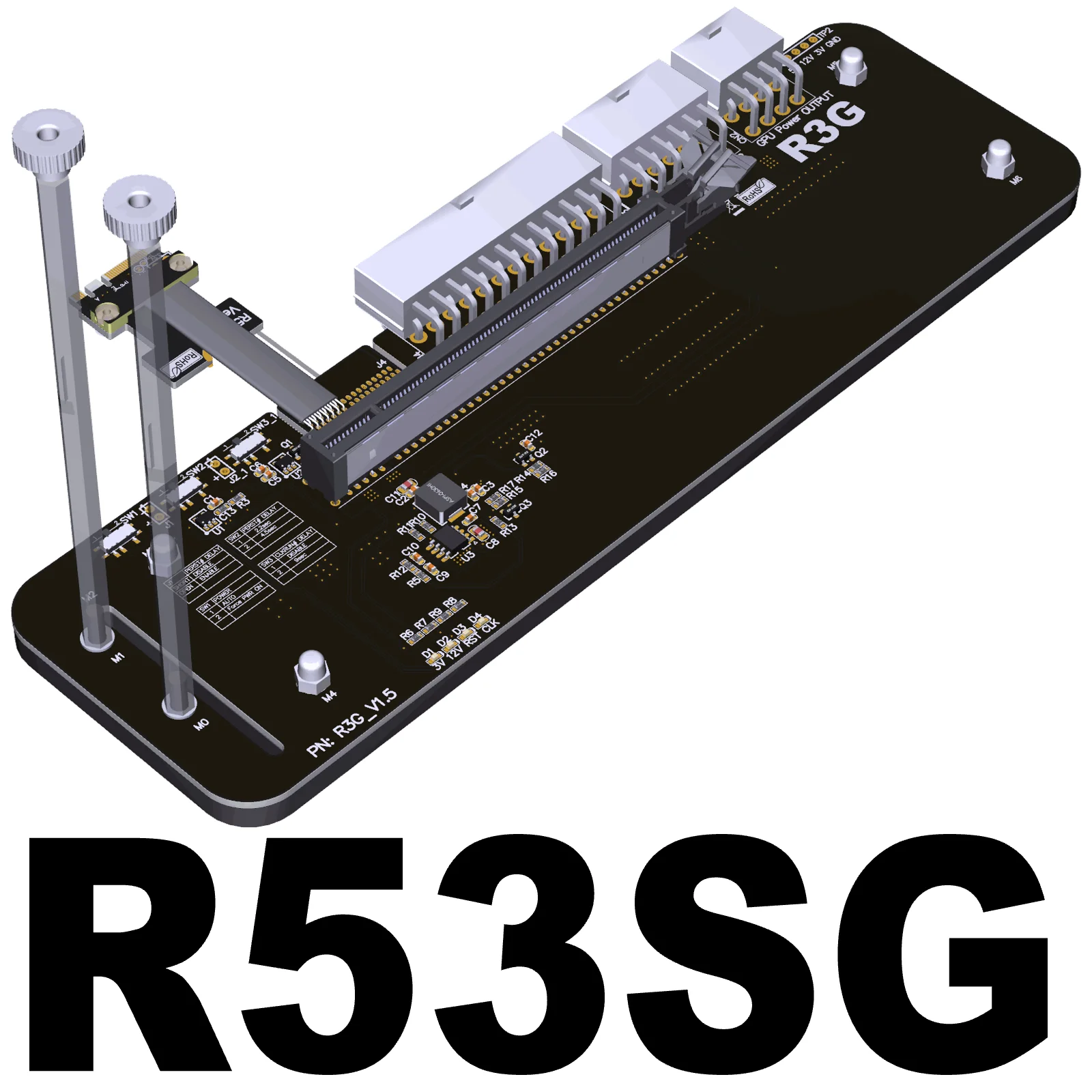 R3G laptop graphics card external conversion to M.2 nvme PCIe 3.0/4.0x4 docking station full speed