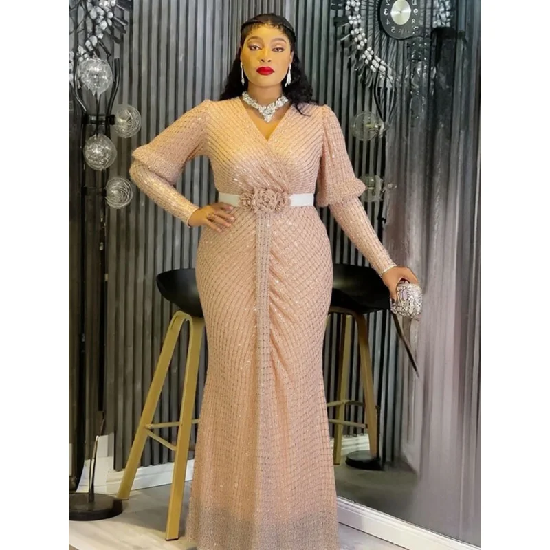 

Abayas Dubai Luxury African Muslim Fashion Dress Caftan Marocain Evening Party Dresses Kaftan Robe Boubou Africain Femme