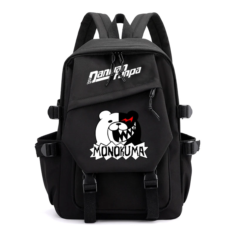 Anime Danganronpa Backpack For Women Men Canvas Student Mochilas For Teenagers Boys Girls School Bags