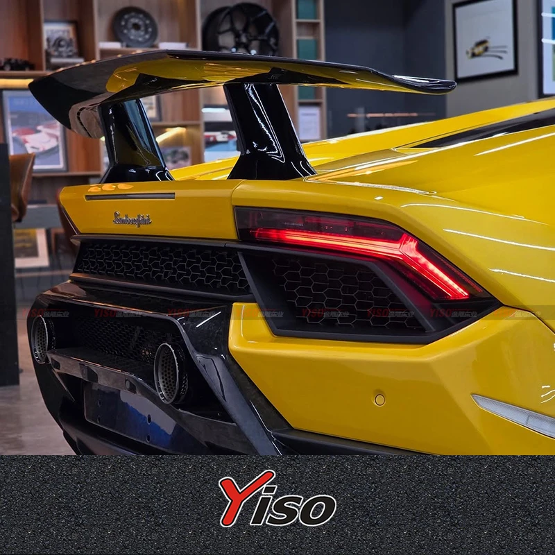

Suitable for modifying the performante dry carbon fiber rear wing and high rear wing of the Lamborghini HuracanLP580 and LP610