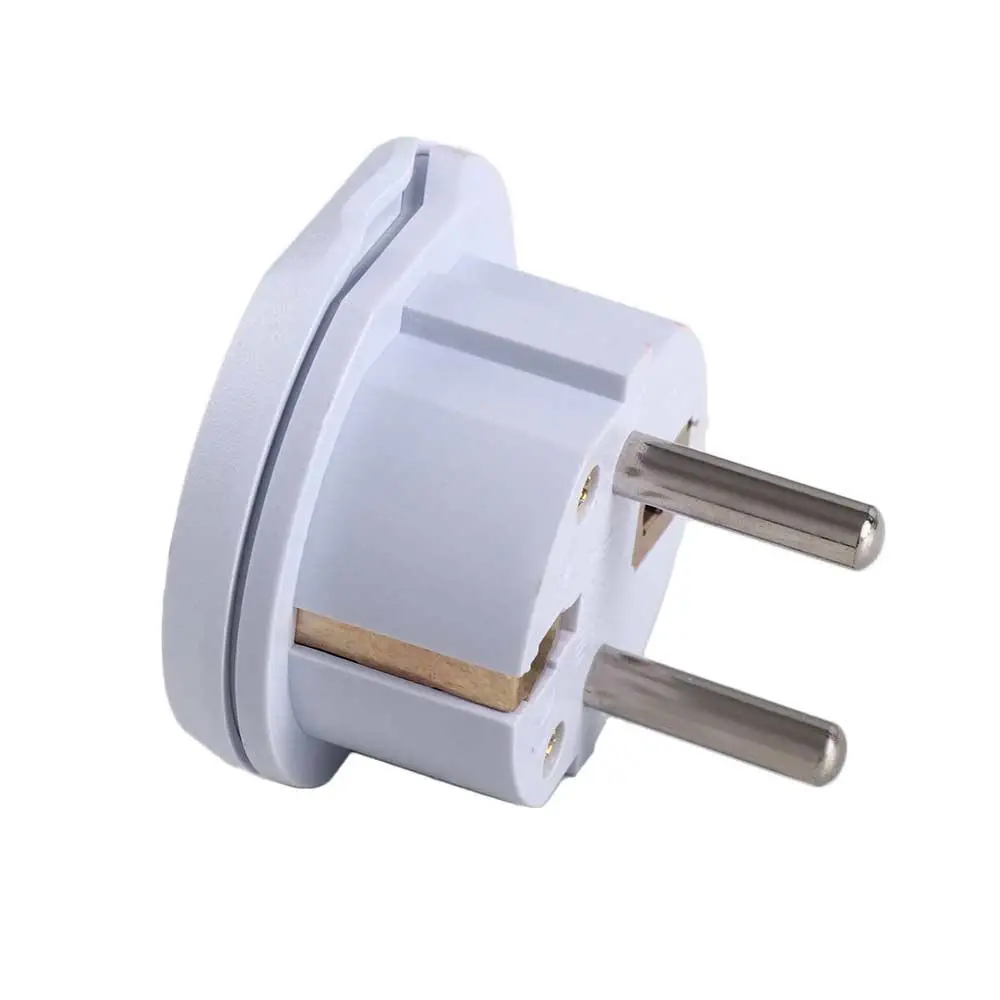 Socket Plug Converter 16A 250V Europe Plug 2 Round Pin Socket EU Plug Adapter EU Plug AU UK CN US To EU Plug Power Plug Adapter