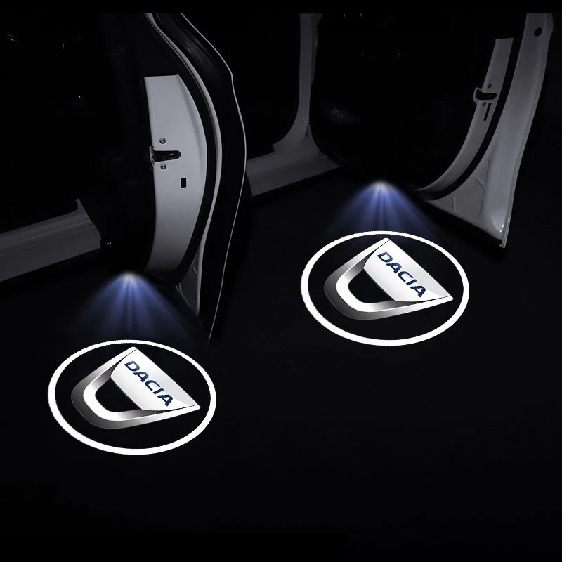 2 Stück Auto-Tür-Willkommenslichter Projektorlampen Zubehör für Dacia Duster Sandero Bigster Dokker Jogger Logan Stepway Lodgy MCV – Detail 7