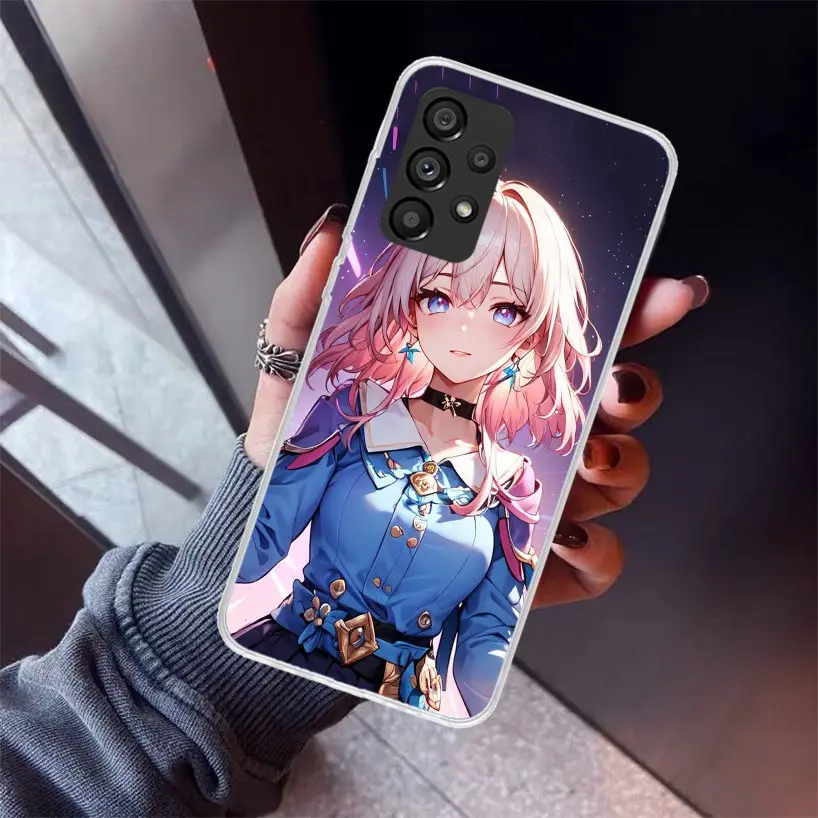 Чехол для телефона Honkai Star Rail 7 марта для Samsung Galaxy A15 A14 A13 A12 A55 A54 A53 A52 A35 A34 A33 A32 A25 A24 A23 A22 A04S A0