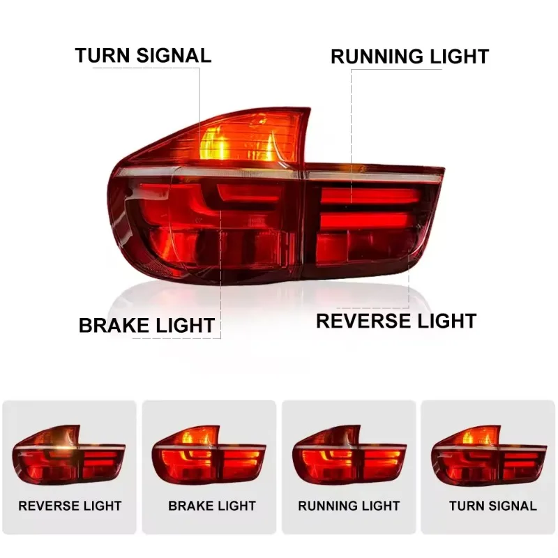 Wholesale Price New Red  LED Tail Lights  Upgrade Sequential Signal Assembly