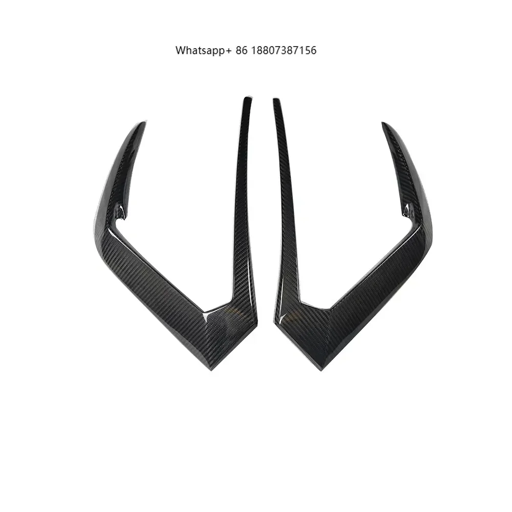 

High Level Material Carbon Fiber Car Rear Bumper Vent Cover Rear Canards For Lambor Urus 2018-2019
