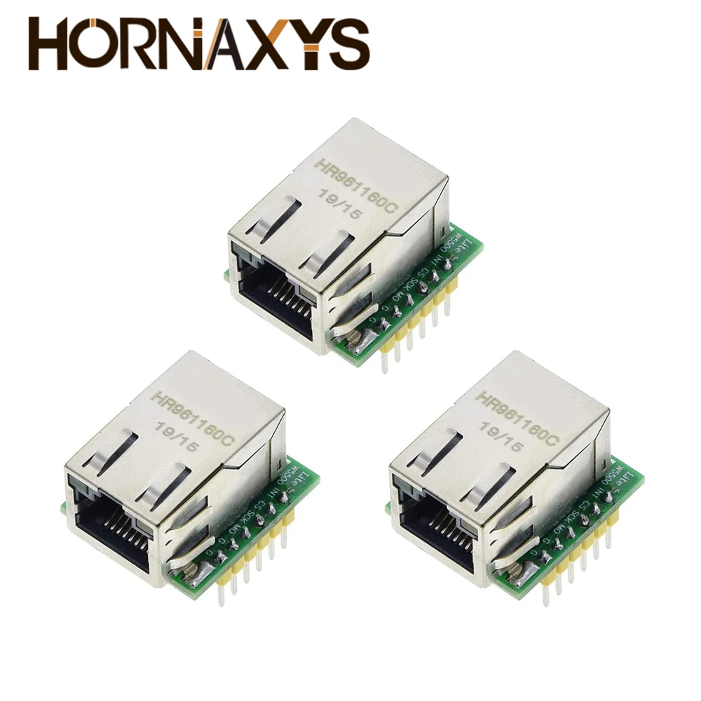 1-5PCS W5500 Module TCP/IP Ethernet Module Compatible with WIZ820io Network Interface RC5 IoT for Arduino