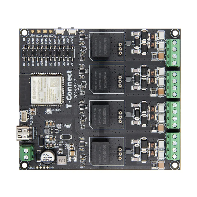 

Well Made-T-Connect ESP32-S3 Industrial Control Development Board Module Wifi Bluetooth Low Power Wireless Modules