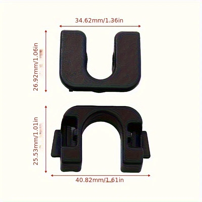 Suitable for Ford Focus 3 Mondeo MK4 Fiesta MK7 MK8 B-Max C-Max Rear Trunk Lid Wrapping Rotating Hinge Clip Bracket Installation