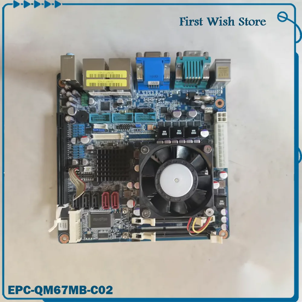 For CONTEC Industrial motherboard EPC-QM67MB-C02 GMB-Q7710-LLVA SIS-8600-LV NO.7778B