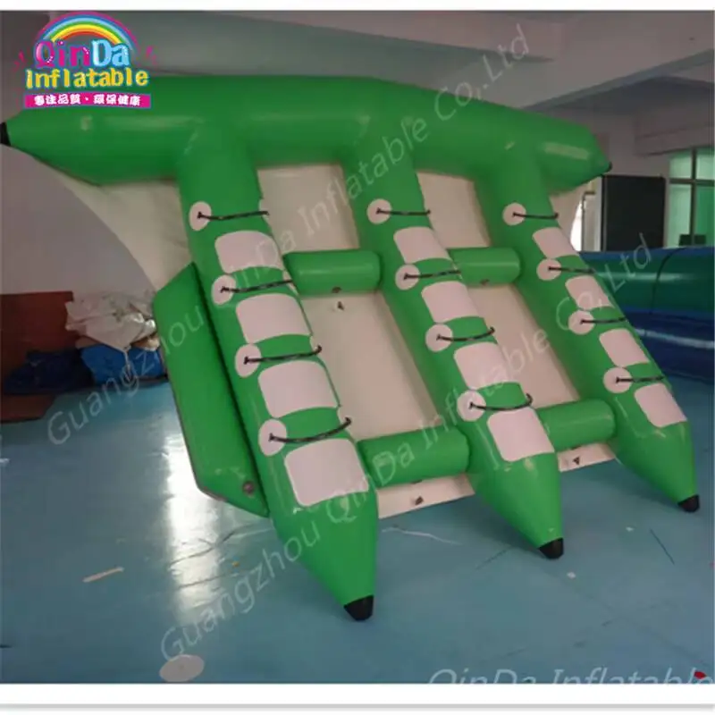 

6-местная надувная трубка для летающей рыбы, буксируемая, надувная лодка-банан для летающей рыбы, надувная буксируемая лодка для летающих рыб, водные виды спорта