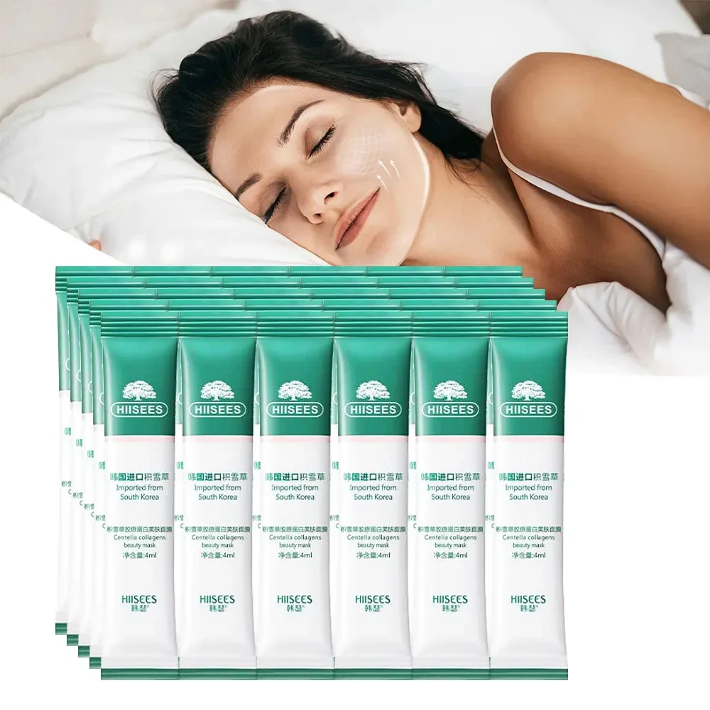 30 stücke Centella Kollagen Schlafen Gesichtsmasken hautpflege Anti Falten Anti-aging Feuchtigkeitsspendende Gesichtsmaske Koreanische Hautpflege Produkte