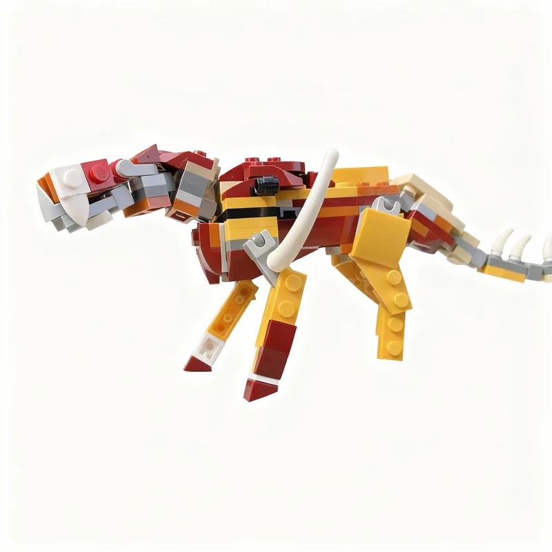 114pcs MOC Female Trimandibulos Rex Creator Creator 3-in-1 Model Building Blocks Christmas Gift Construction Craft Education Art