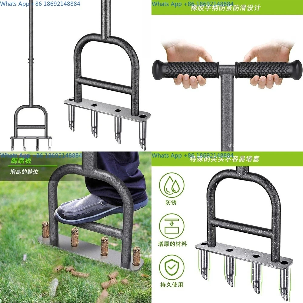 

Lawn Aerator Soil Cultivator Yard Tool for Grass Care and Maintenance