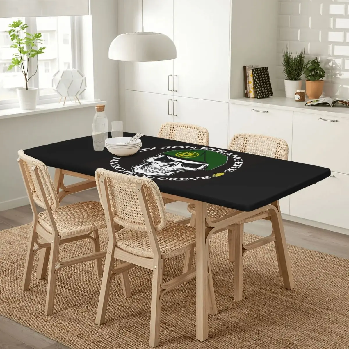 Legion Etrangere Foreign France Military Custom Rectangular Tablecloth Waterproof Table Cover for Dining Events Table Cloth