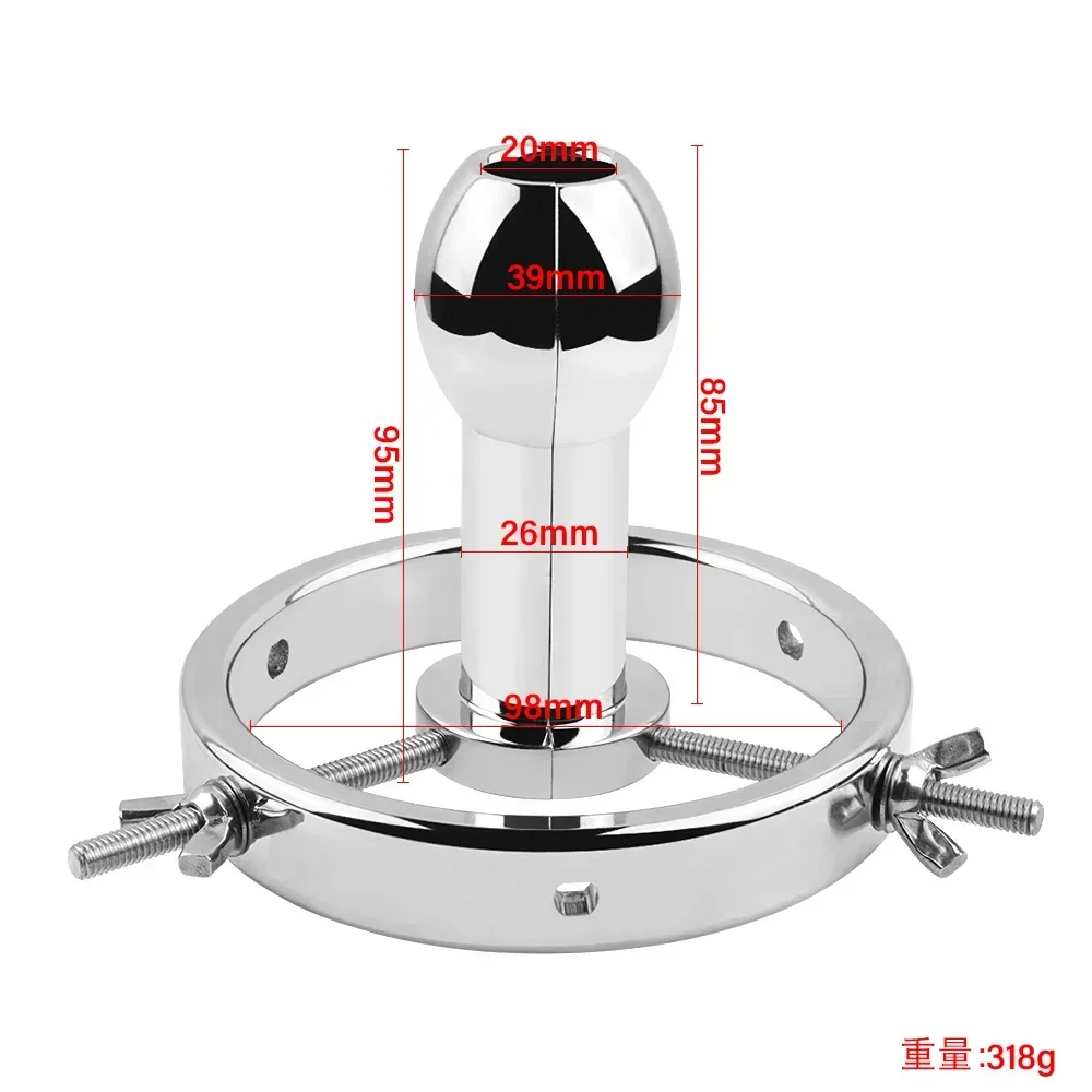 金属肛門エキスパンダー膣拡張器スプレッダー巨大な鏡オナニープラグフィストリング大人のおもちゃ男性女性エキゾチックな肛門アクセサリー