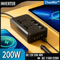 8000/6000/4000/3000W Pure Sine Wave Inverter Car Outdoor Power Outage 12/24/48/60V TO 220V 110V Power Inverter Charger Adapter