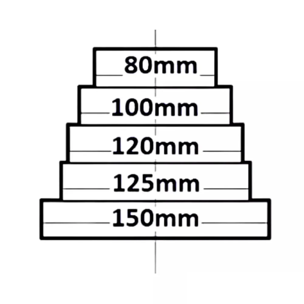 Range Hood Exhaust Pipe Variable Diameter Aluminum Foil Smoke Pipe Conversion Ring 80mm 100mm 120mm 125mm 150mm