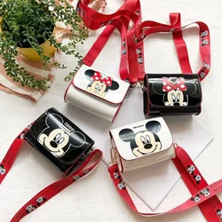 Disney Women's Bag Mickey Mouse Cartoon Pictures Shoulder Bags Cute Girl Messenger Bag Coin Purse Fashion Anime Women Bags Gifts