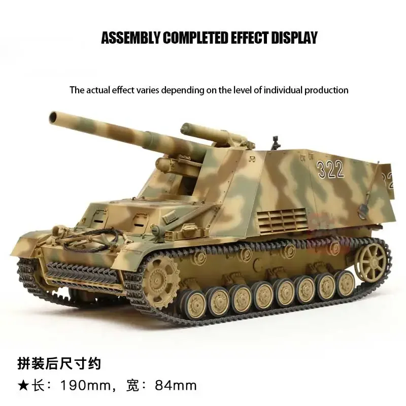 Tamiya montiert Tank Modell Kit 35367 SD. Kfz.165 Wespen post produktion mit Soldat 1/35