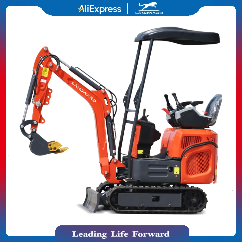 EPA-excavadora agrícola XT12Pro, miniexcavadora de excavación eficiente, huerto, precio de fábrica personalizado