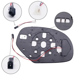 Gương kính retrovisor cho Cadillac Scale ESV Chevrolet Avalanche Silverado Suburban Tahoe GMC Yukon phải phía sau nóng phía sau 8 Doanh số bán hàng chính của GMC - №1