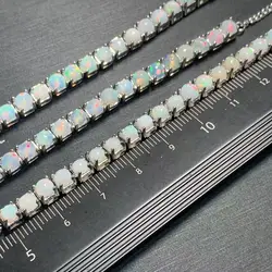 Gorgeous Color Natural Opal Bracelets & Bangles For Women Adjustable Fine Jewelry Stone Gift Party Woman Birthday