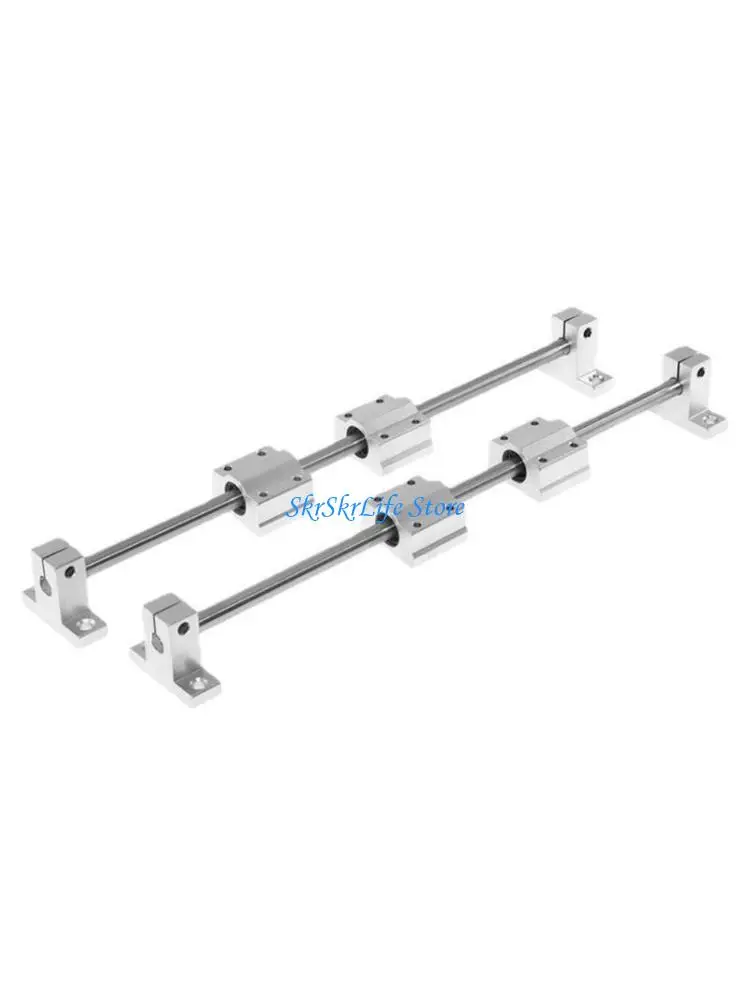 

E65E 400mm T8 Screw Rod Support Bearing Brackets Horizontal Trapezoidal T8 with Coupling & Shaft Support