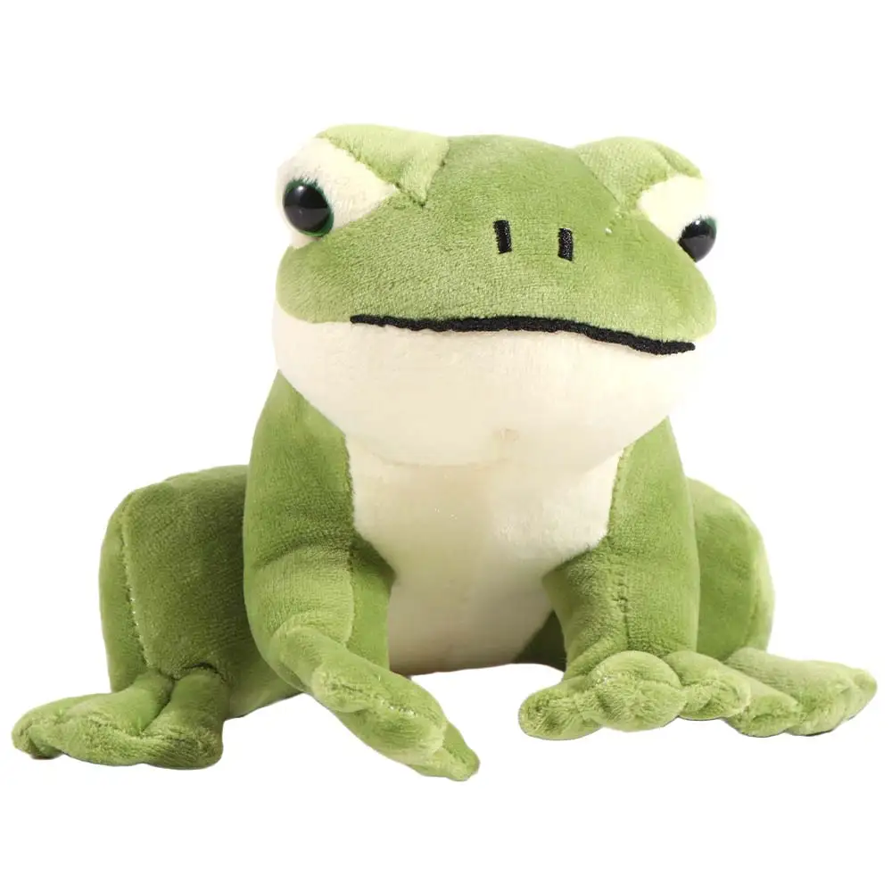 

Children's Cartoon Anime Green Frog Collection PP Cotton Mini Frog Soft 12cm Cartoon Frog Stuffed Children Gift