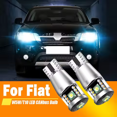 For Fiat Bravo Ducato Fiorino Freemont Grande Punto Idea Palio Panda Punto Sedici Siena LED Clearance Light Lamp W5W T10 CANbus